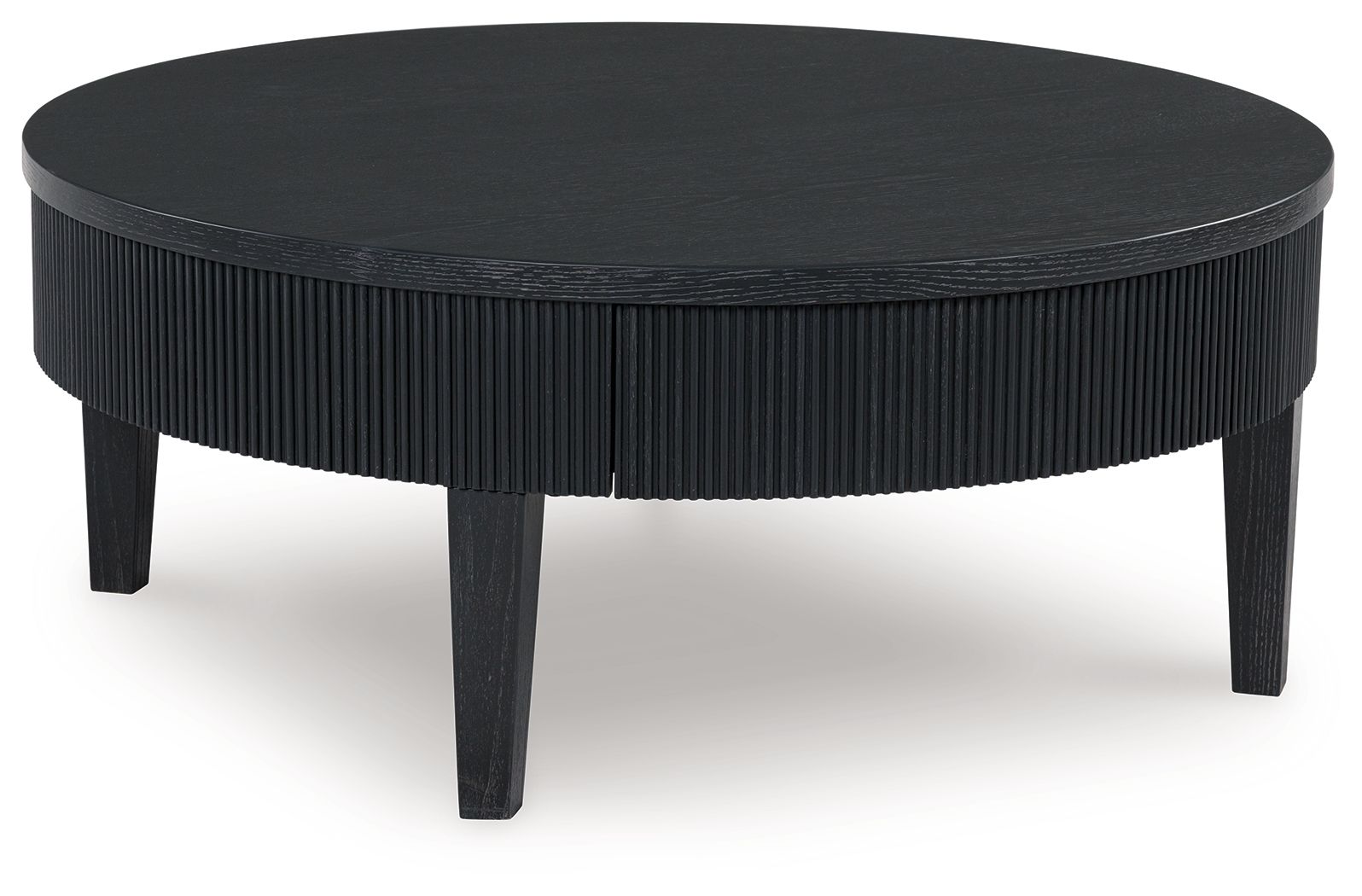 Marstream - Black - Round Cocktail Table - Hornell Furniture Outlet