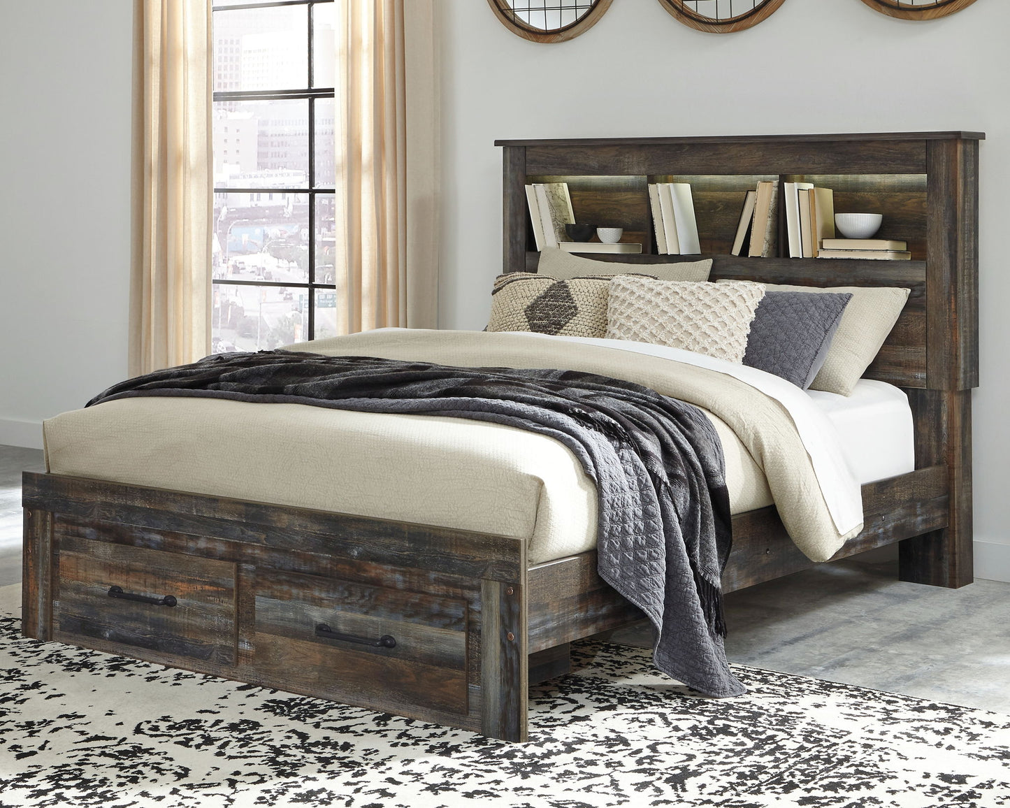 Drystan - Panel Bookcase Bed - Hornell Furniture Outlet
