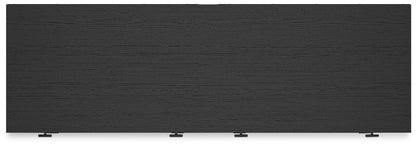 Charlang - Black / Gray - Six Drawer Dresser - Hornell Furniture Outlet