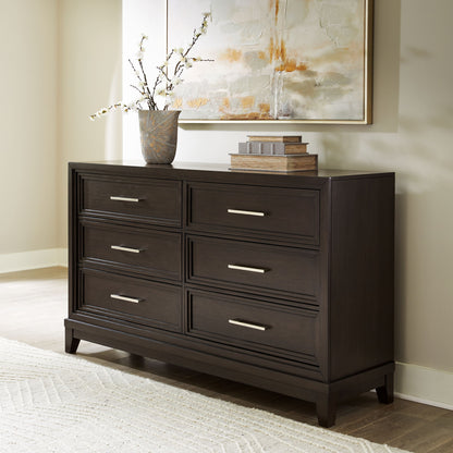 Neymorton - Dark Grayish Brown - Dresser - Hornell Furniture Outlet