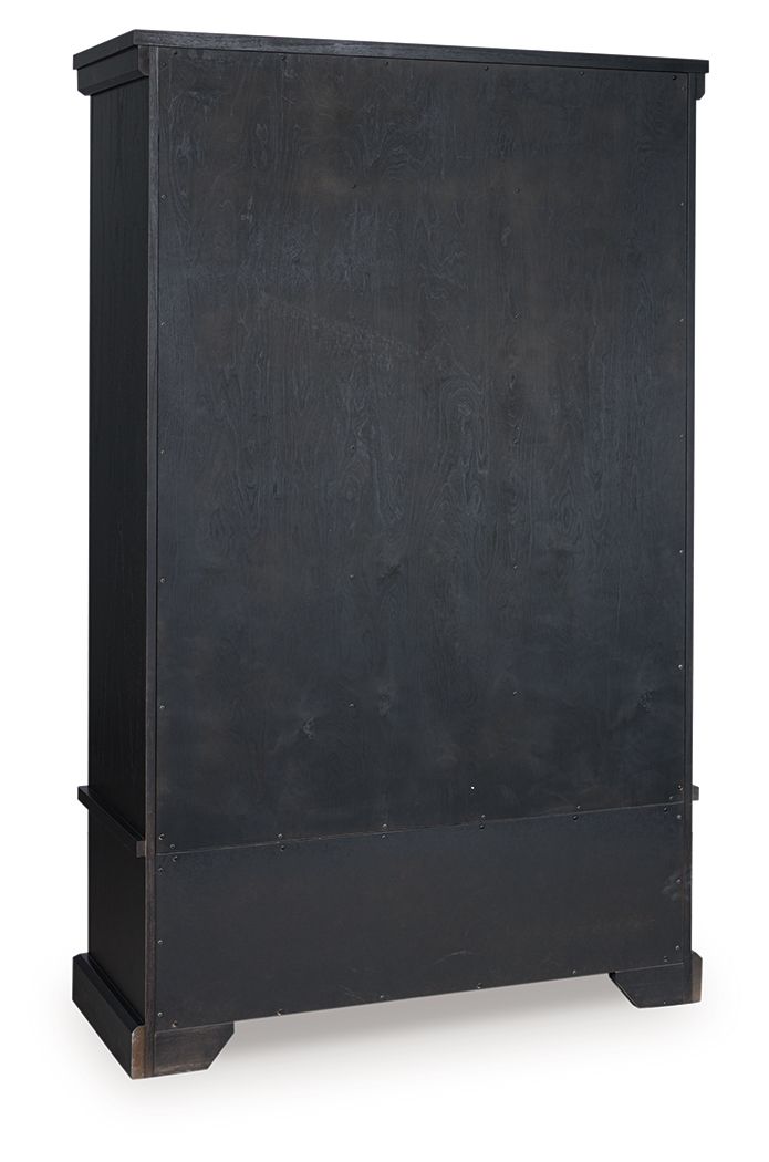 Greddinton - Black / Brown - Curio - Hornell Furniture Outlet