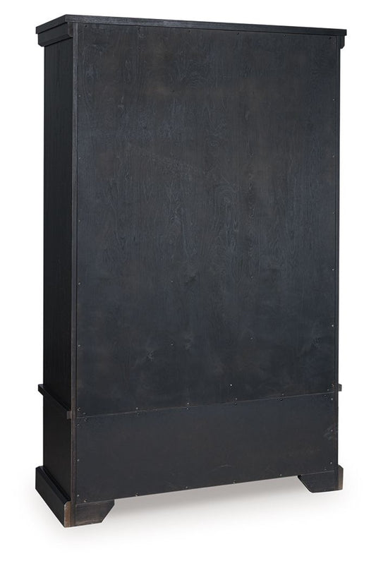 Greddinton - Black / Brown - Curio - Hornell Furniture Outlet