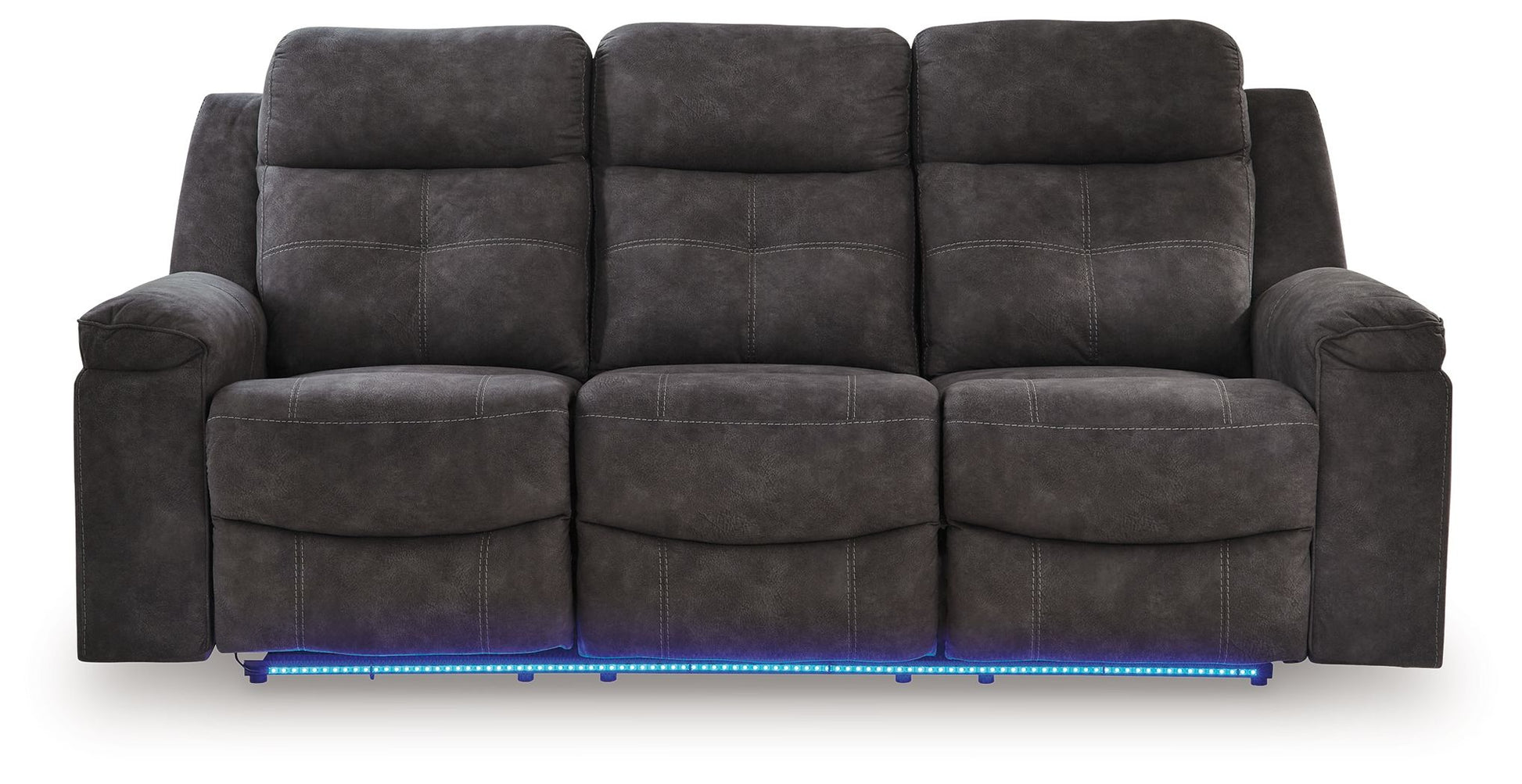Brysonview - Reclining Sofa - Charcoal - Hornell Furniture Outlet