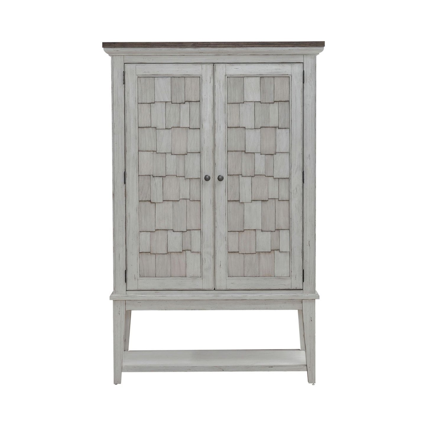 River Place - Bar Cabinet - White - Hornell Furniture Outlet