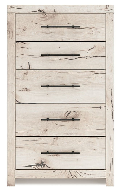 Lawroy - Light Natural - Five Drawer Chest - Hornell Furniture Outlet