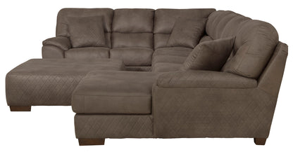 Royce - Sectional With Cocktail Ottoman - Hornell Furniture Outlet