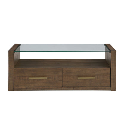 Garland - Glass Top Table - Hornell Furniture Outlet