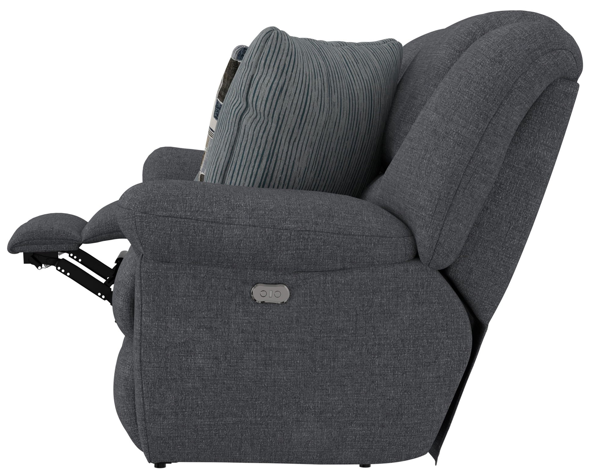 Trifecta - Sofa With 3 Recliners and Drop Down Table - Hornell Furniture Outlet