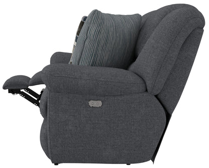 Trifecta - Sofa With 3 Recliners and Drop Down Table - Hornell Furniture Outlet