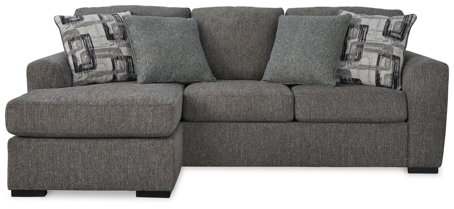 Gardiner - Pewter - Sofa Chaise - Hornell Furniture Outlet