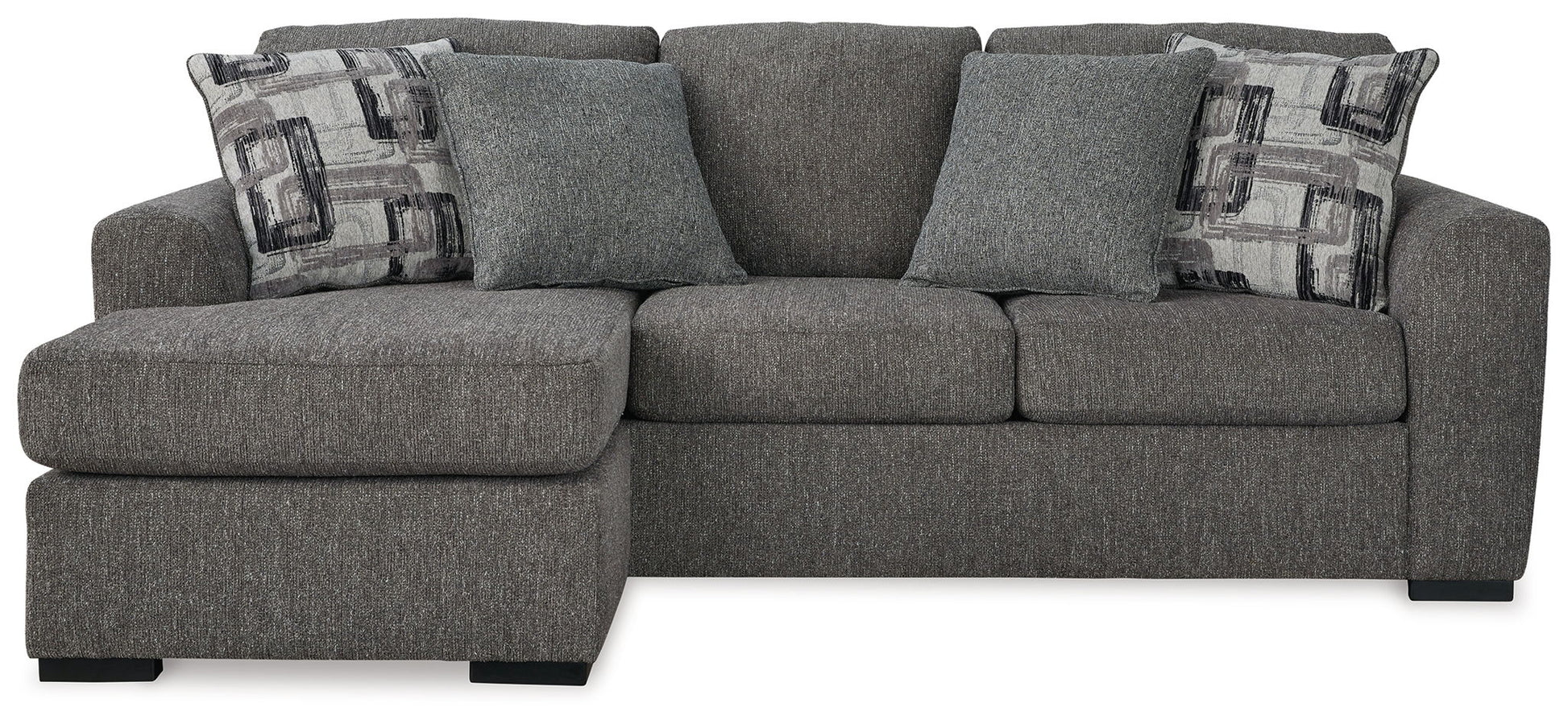 Gardiner - Pewter - Sofa Chaise - Hornell Furniture Outlet
