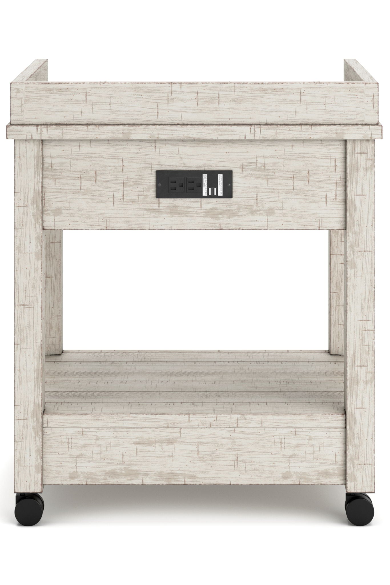 Carynhurst - Whitewash - Printer Stand - Hornell Furniture Outlet
