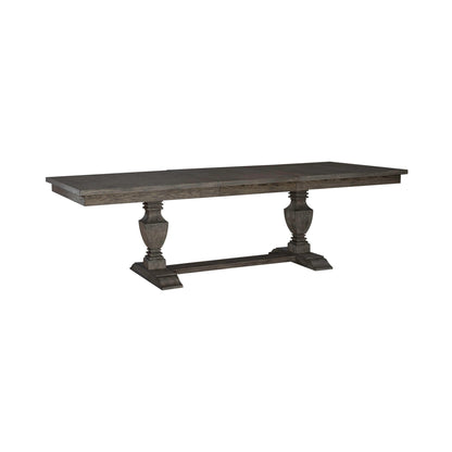 Westfield - Trestle Table Set - Hornell Furniture Outlet