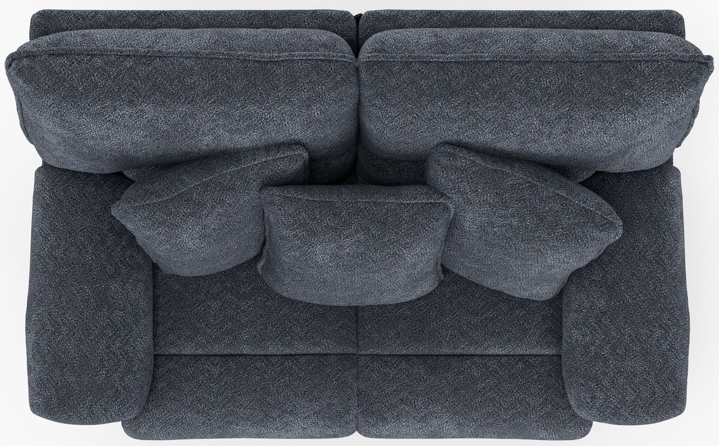 Paxon - Deep Seat Power Reclining Loveseat With Power Adjustable Headrest - Smoke - Hornell Furniture Outlet
