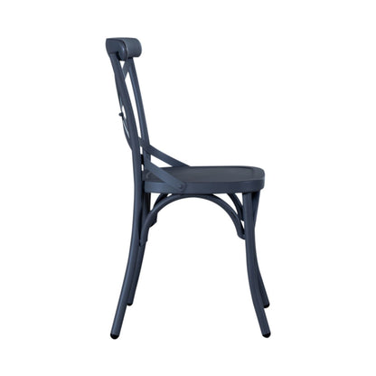 Vintage Series - X Back Side Chair - Hornell Furniture Outlet