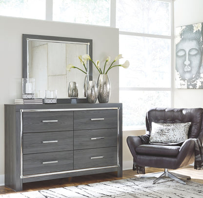 Lodanna - Dresser, Mirror - Hornell Furniture Outlet