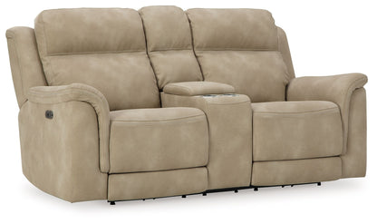 Next - Gen Durapella - Reclining Power Loveseat With Console - Hornell Furniture Outlet