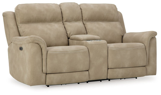 Next - Gen Durapella - Reclining Power Loveseat With Console - Hornell Furniture Outlet