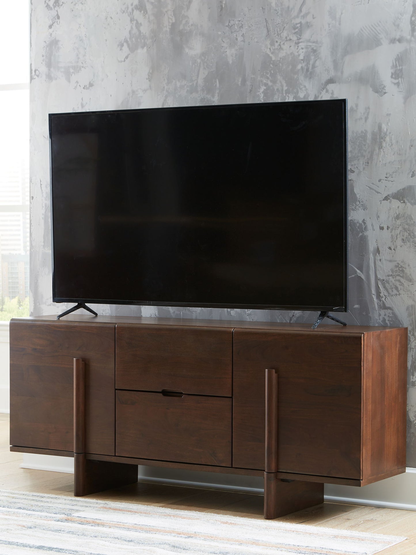 Kydler - Medium Brown - Accent Cabinet - Hornell Furniture Outlet