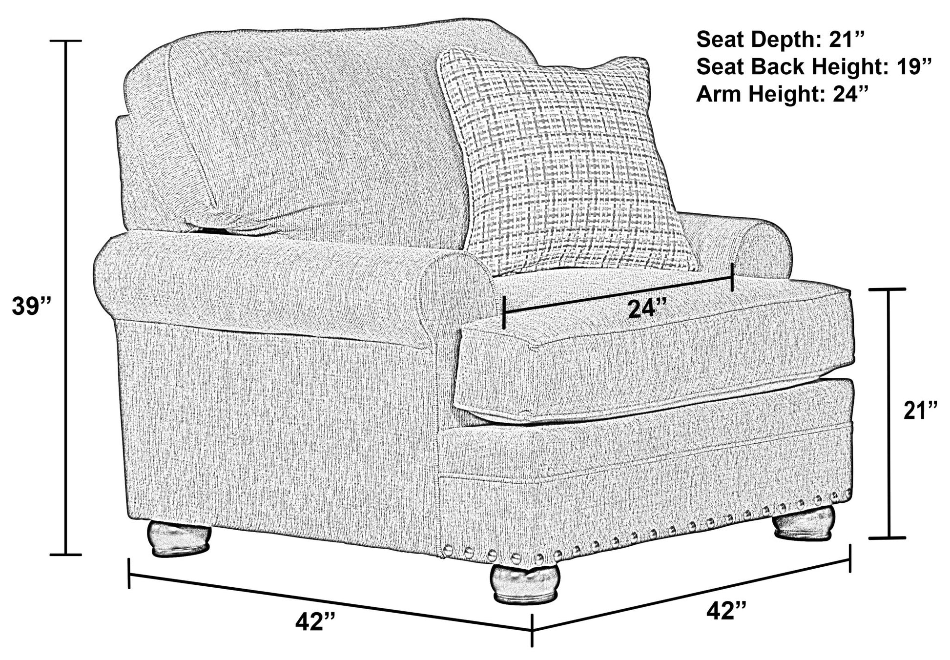 Farmington - Chair - Buff - Hornell Furniture Outlet