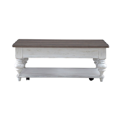 River Place - Cocktail Table - White - Hornell Furniture Outlet