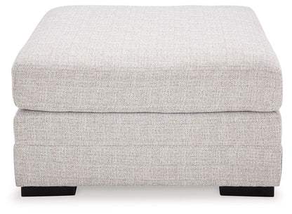 Koralynn - Oversized Accent Ottoman - Stone - Hornell Furniture Outlet