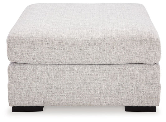 Koralynn - Oversized Accent Ottoman - Stone - Hornell Furniture Outlet