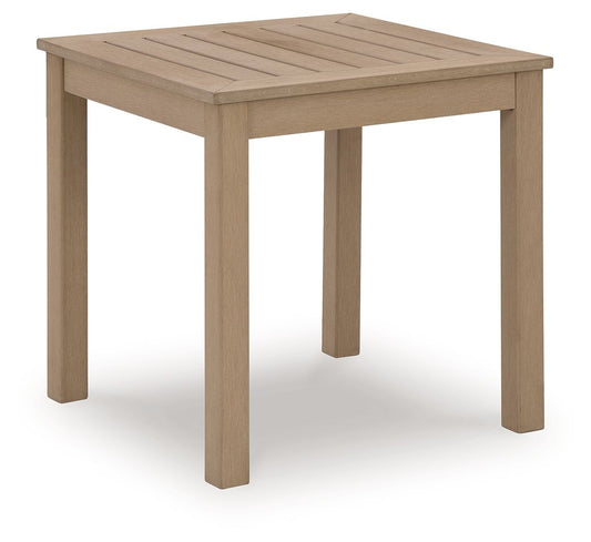 Hallow Creek - Driftwood - Square End Table - Hornell Furniture Outlet