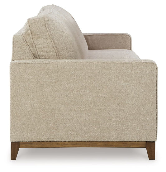 Arendale - Desert - Sofa With Dark Cushions - Hornell Furniture Outlet