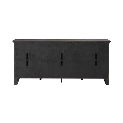 Paradise Valley - 76" TV Console - Dark Brown - Hornell Furniture Outlet