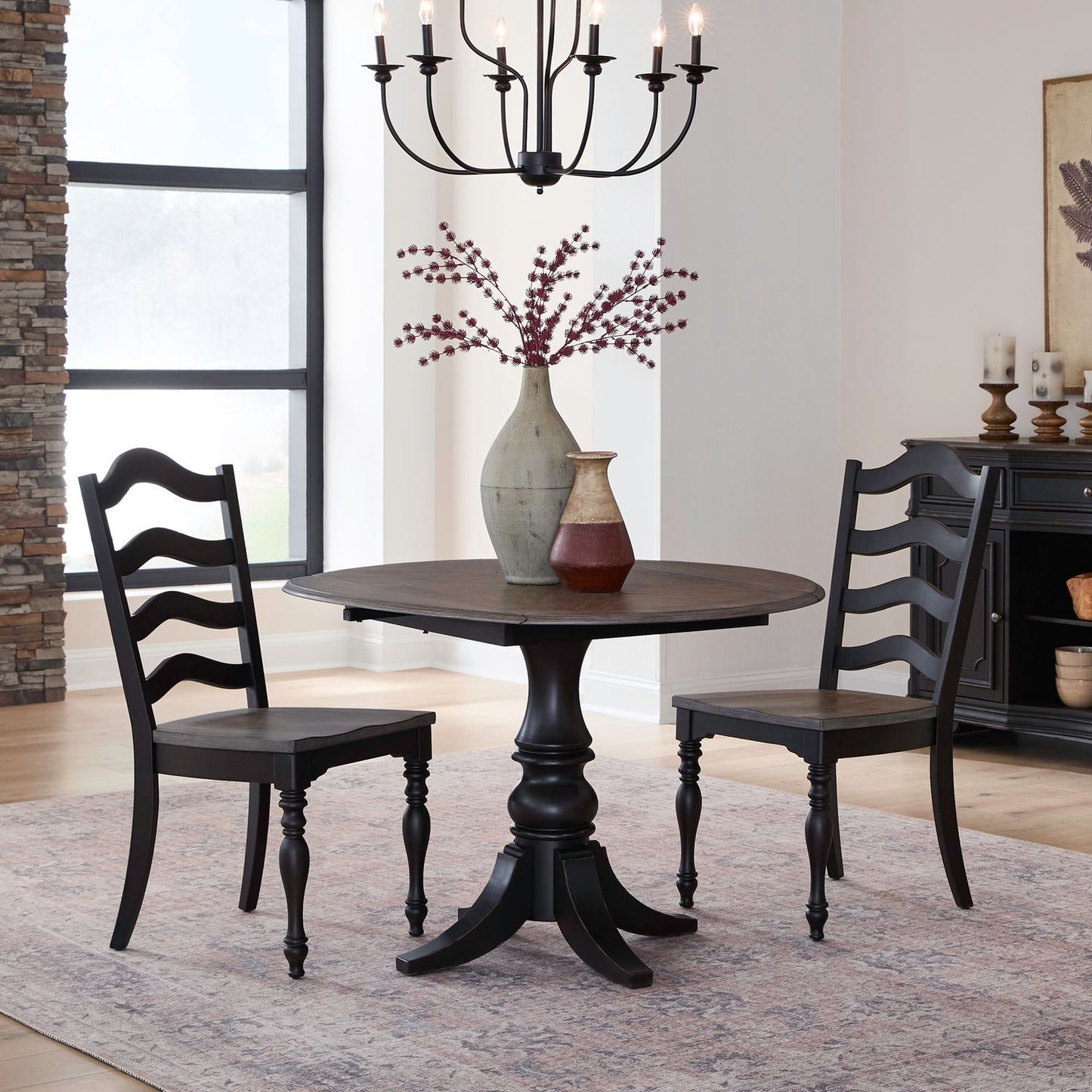 Magnolia Manor - Drop Leaf Set - Hornell Furniture Outlet