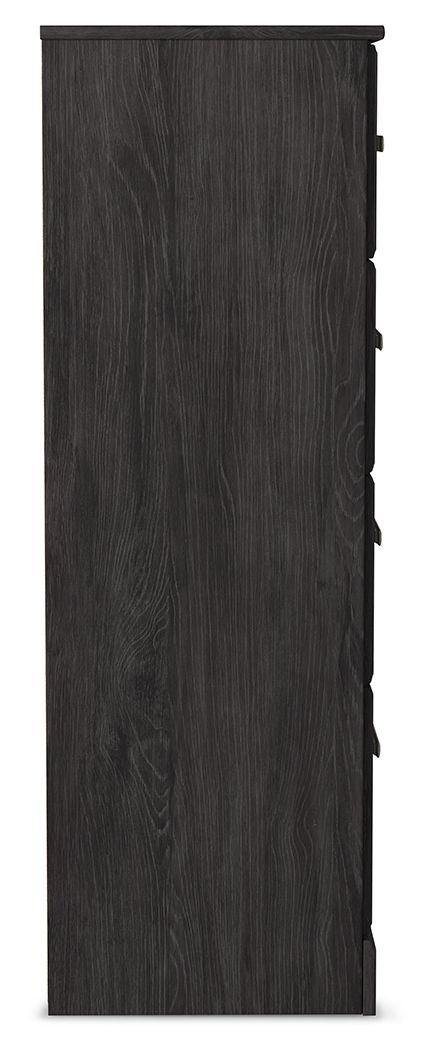 Belachime - Four Drawer Chest - Charcoal - Hornell Furniture Outlet