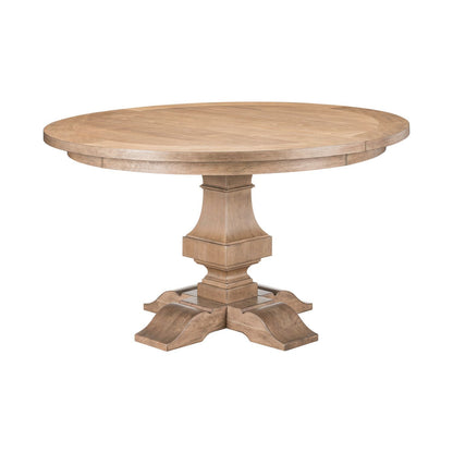 Haven Hills - Pedestal Table Set - Camel Beige - Hornell Furniture Outlet