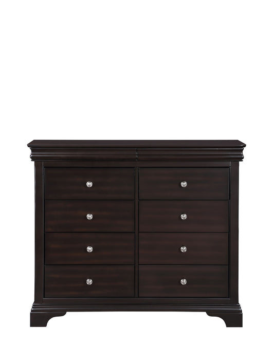 Dominique - Chesser - Dark Brown - Hornell Furniture Outlet