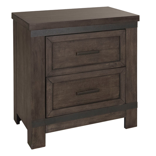 Thornwood Hills - Nightstand - Dark Brown - Hornell Furniture Outlet