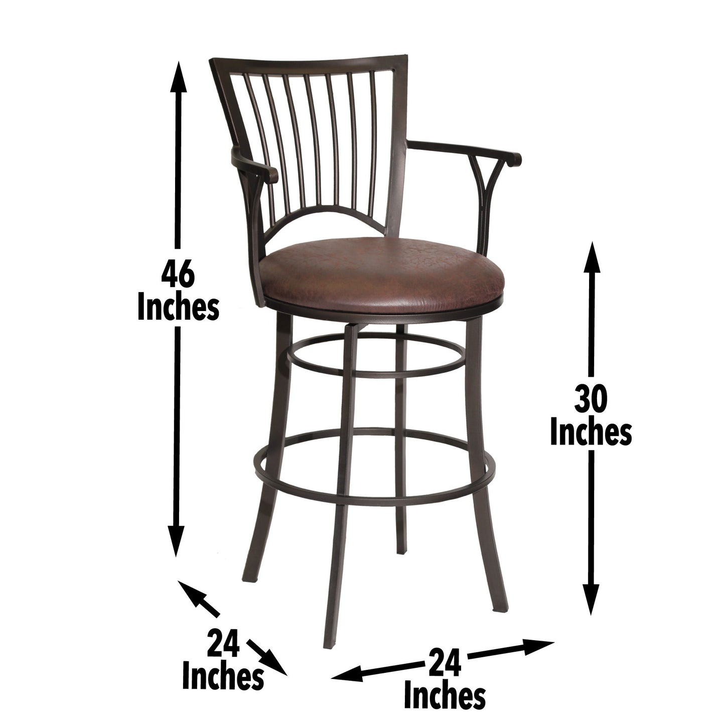 Bayview - Swivel Stool - Hornell Furniture Outlet