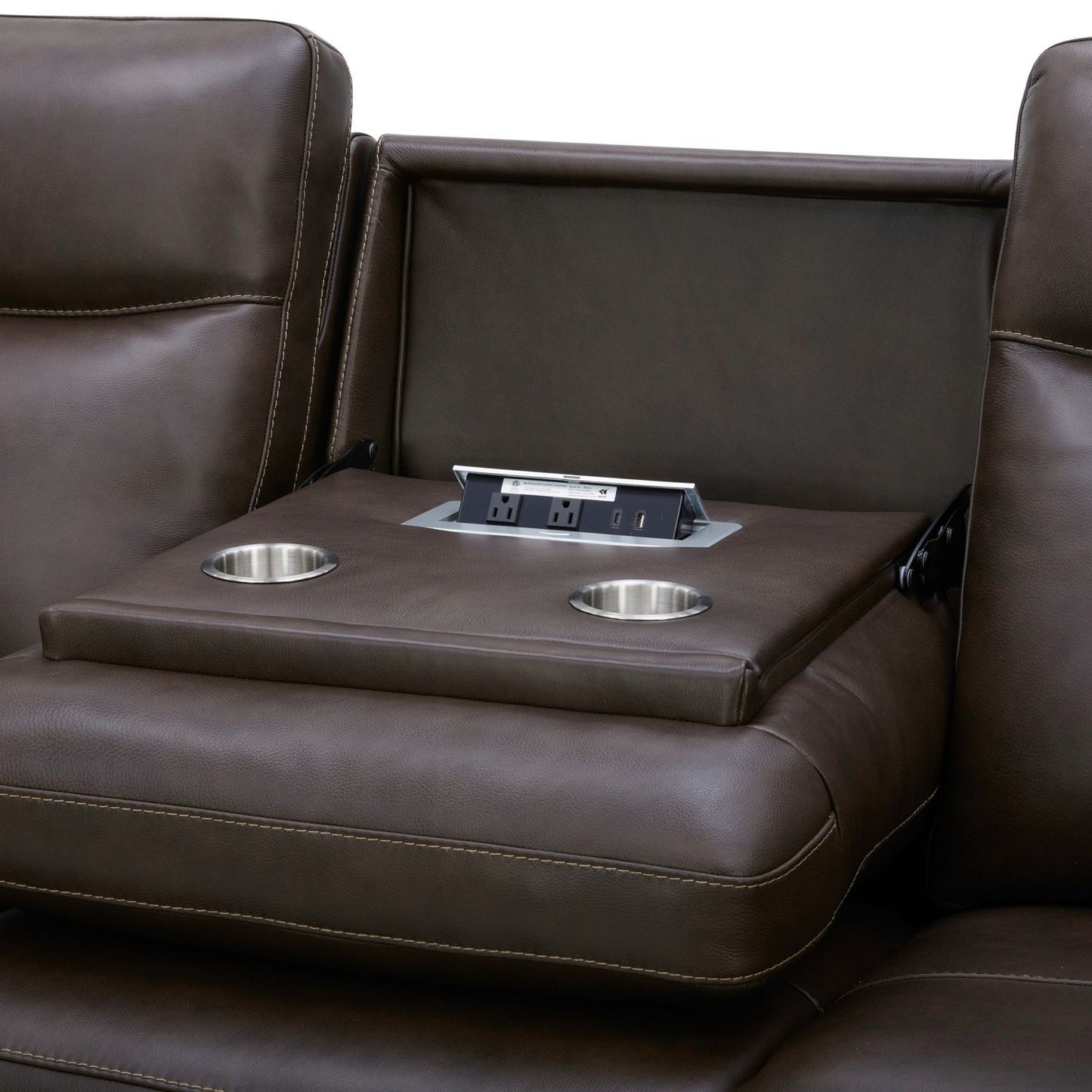 Crawford - Sofa P3 & ZG - Finch Cacao - Hornell Furniture Outlet