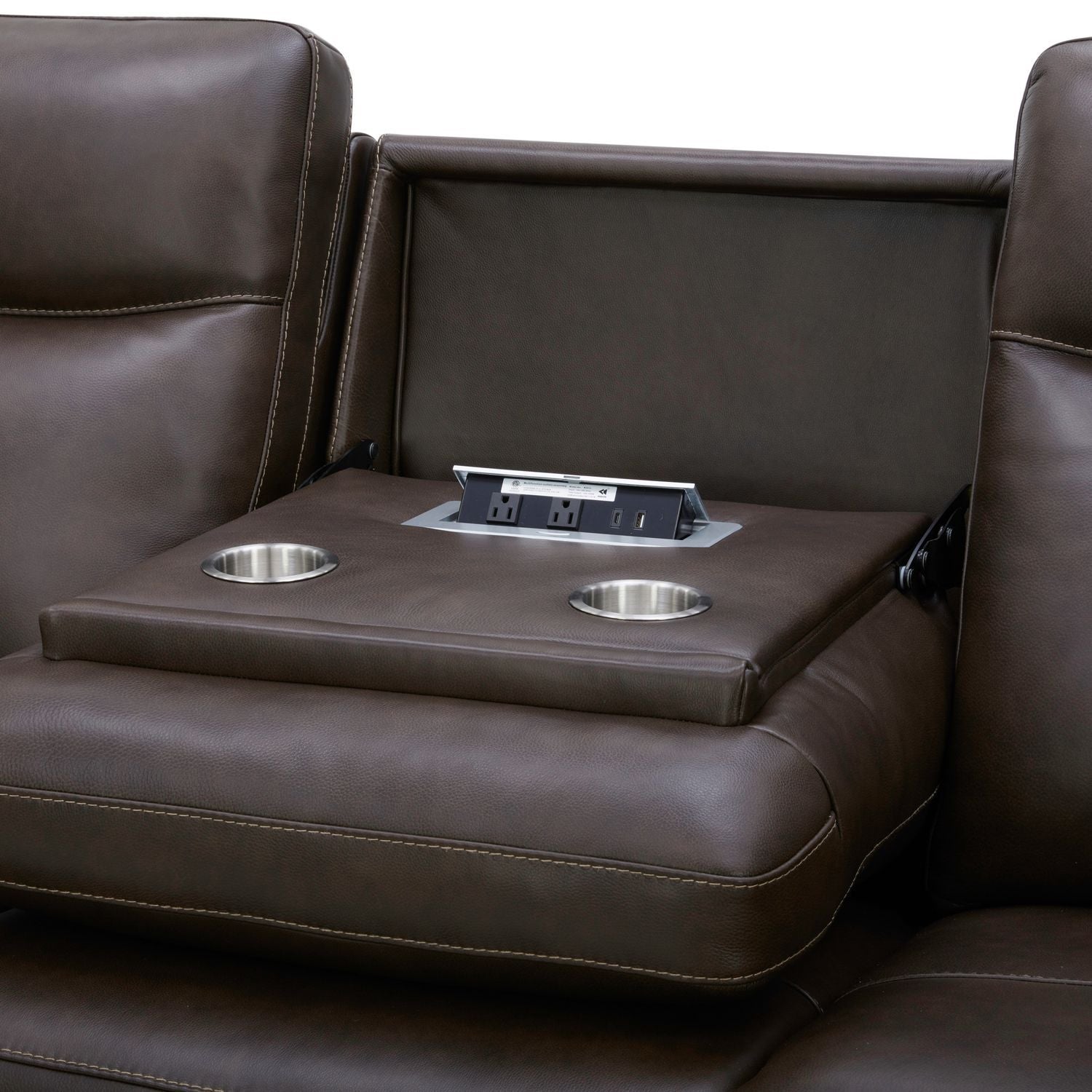 Crawford - Sofa P3 & ZG - Finch Cacao - Hornell Furniture Outlet