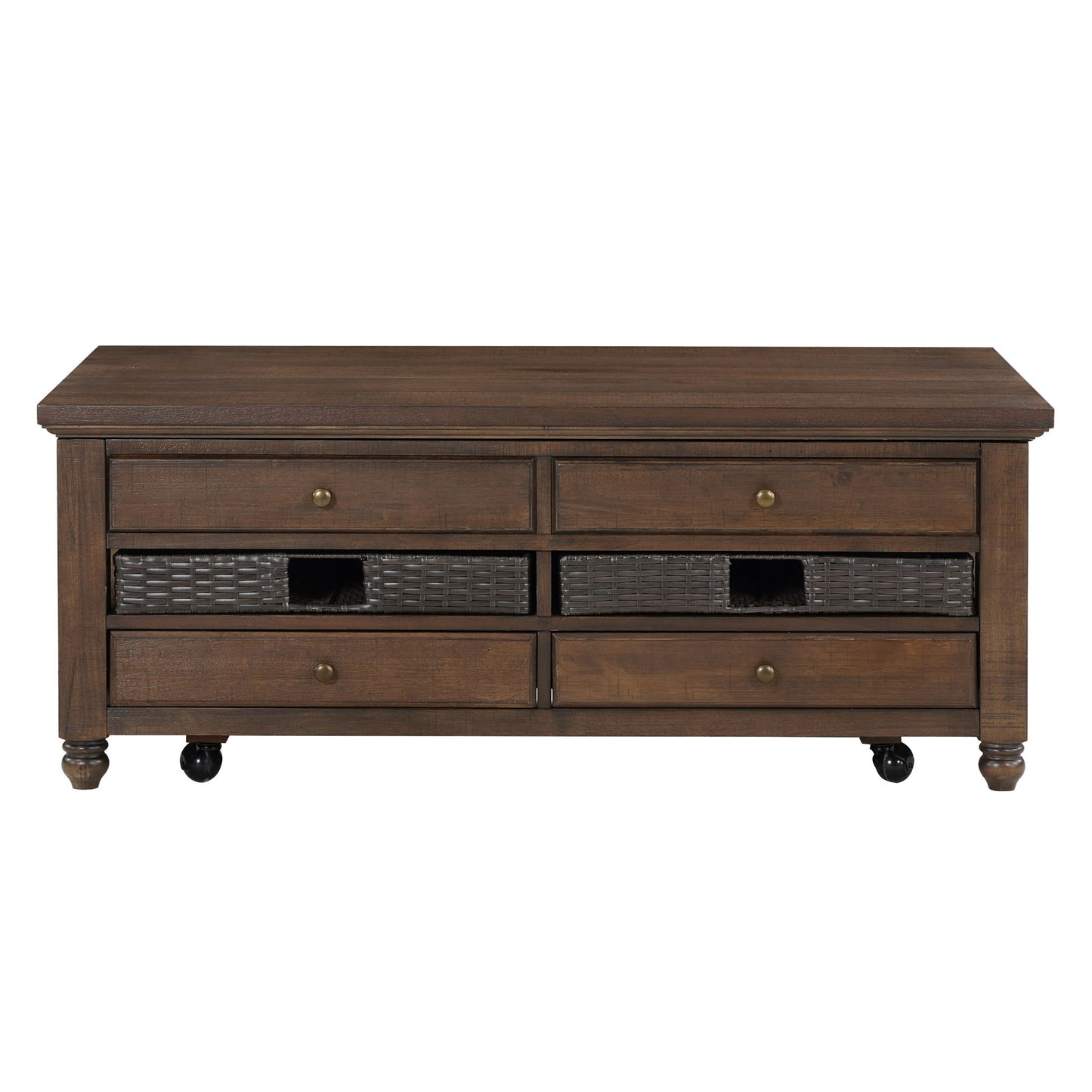 Oliver - 3 Piece Table Set - Brown - Hornell Furniture Outlet