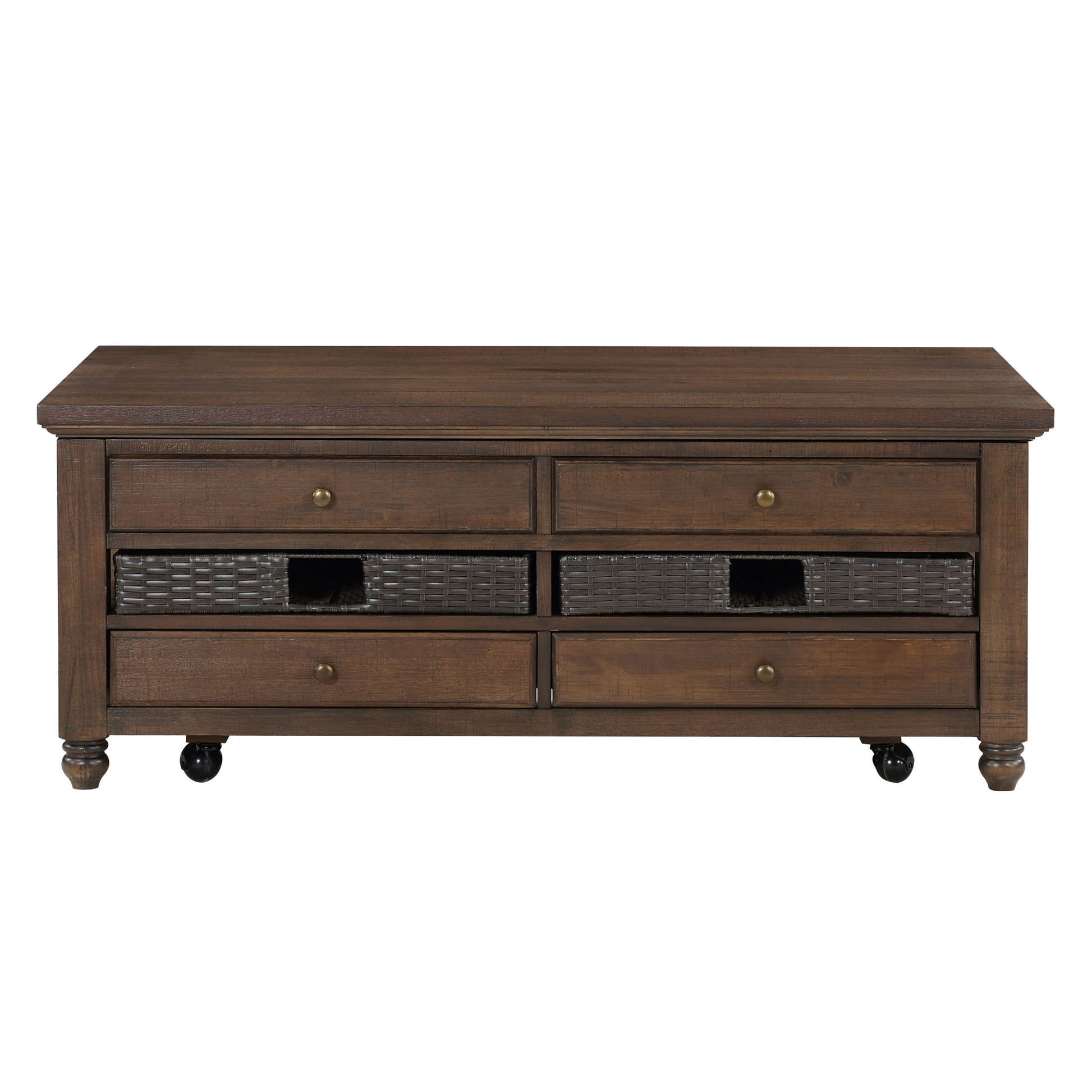 Oliver - 3 Piece Table Set - Brown - Hornell Furniture Outlet