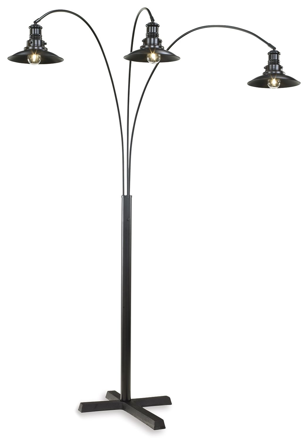 Sheriel - Black - Metal Arc Lamp - Hornell Furniture Outlet