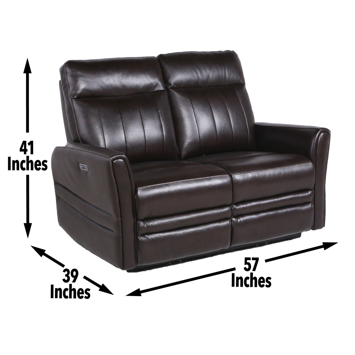 Coachella - Recliner Loveseat - Brown - Hornell Furniture Outlet