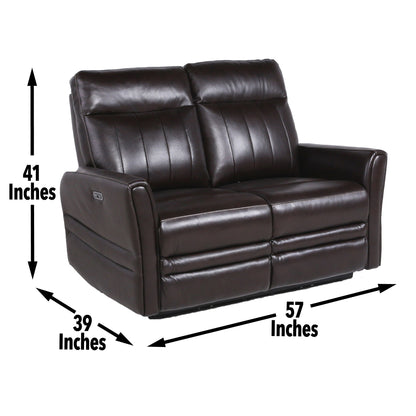 Coachella - Recliner Loveseat - Brown - Hornell Furniture Outlet