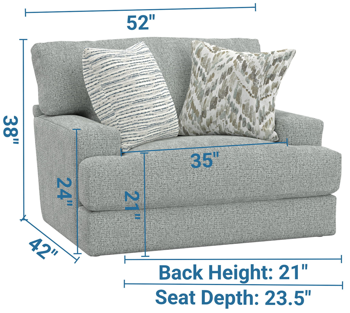 Brett - Chair 1/2 - Hornell Furniture Outlet