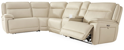 Double Deal - Reclining Sectional - Hornell Furniture Outlet