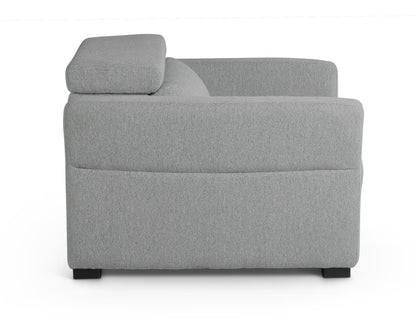 Isla - Dual Power Recliner - Dark Gray - Hornell Furniture Outlet