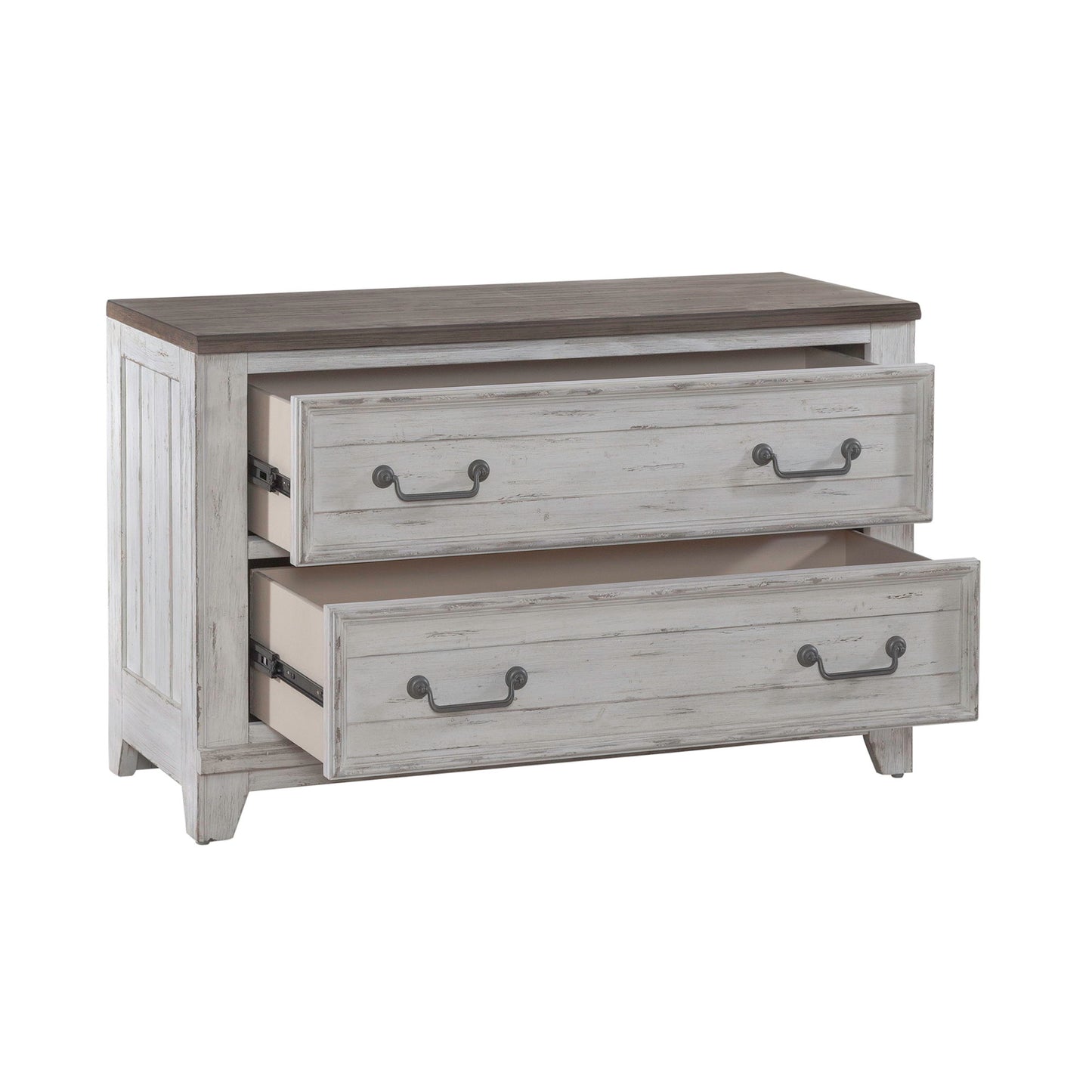 River Place - Curio Base - White - Hornell Furniture Outlet