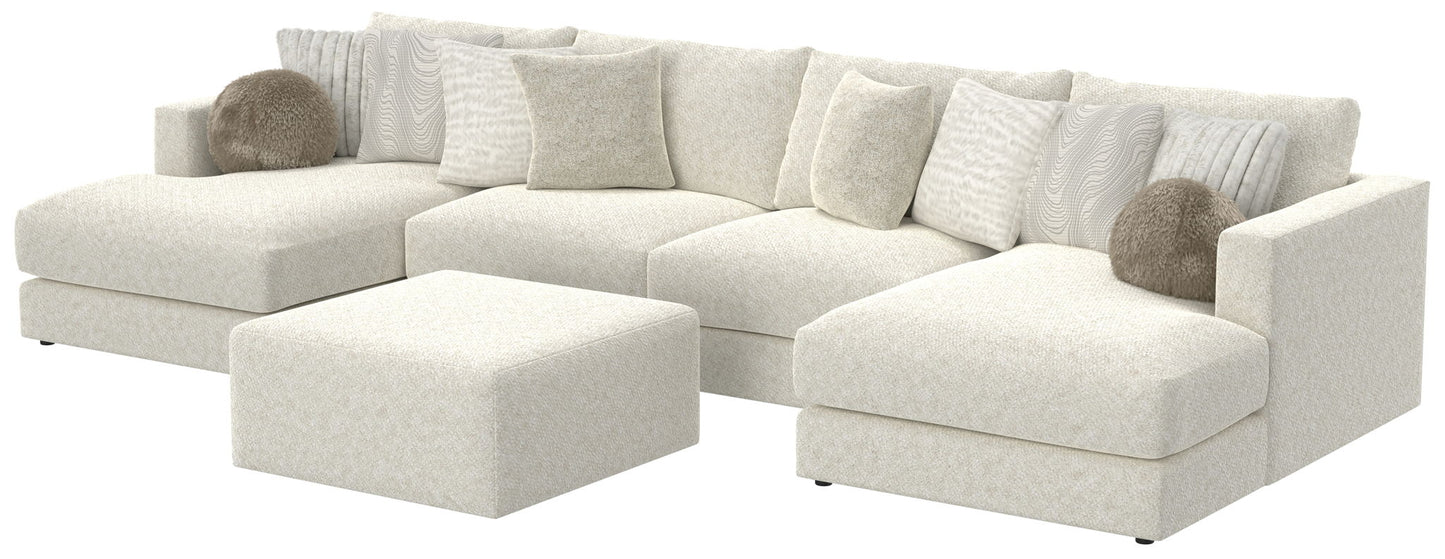 Ritzy - Modular Sofa And Included Cocktail Ottoman - Hornell Furniture Outlet