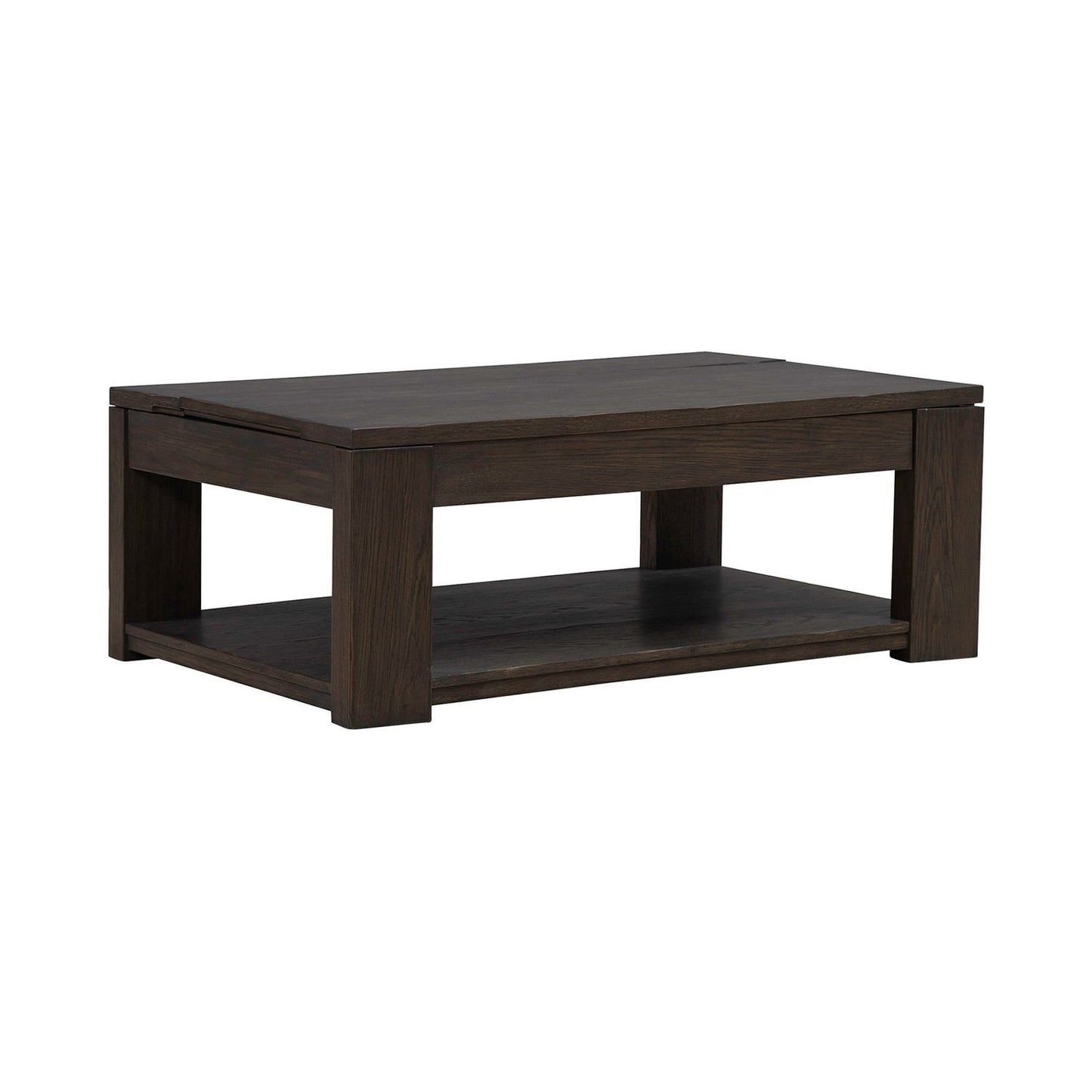Lennox Hill - Lift Top Cocktail Table - Dark Brown - Hornell Furniture Outlet