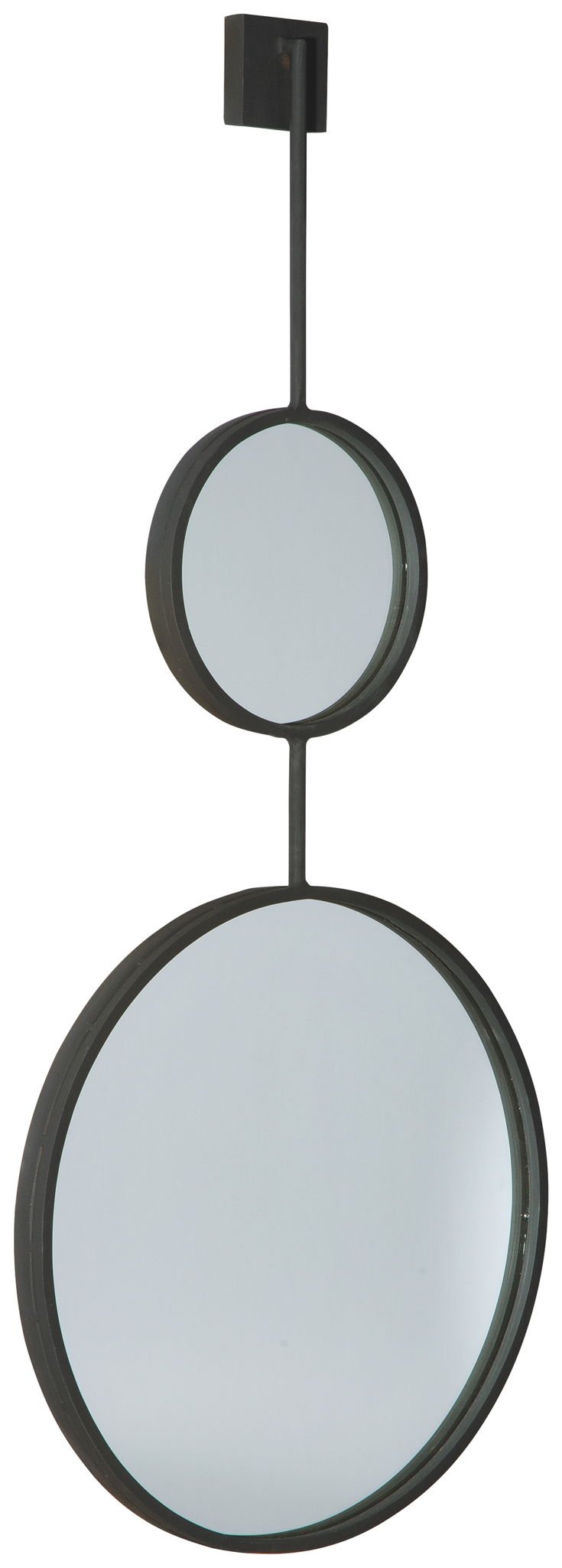 Brewer - Black - Accent Mirror - Hornell Furniture Outlet